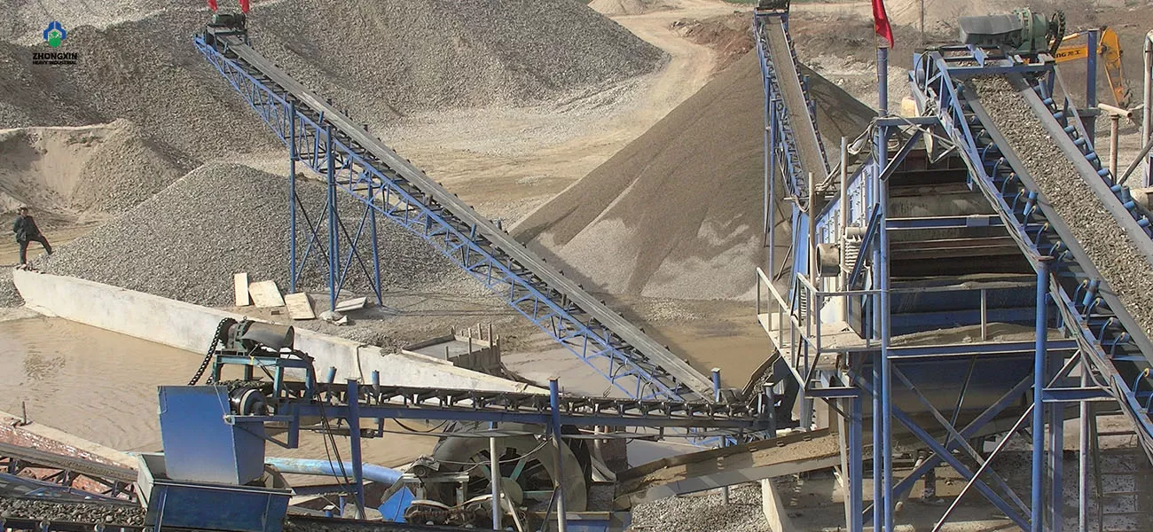 350 TPH High-Yield Pebble Crushing and Sand Washing Production Line(Image4) 350 TPH High-Yield Pebble Crushing and Sand Washing Production Line(Image4)